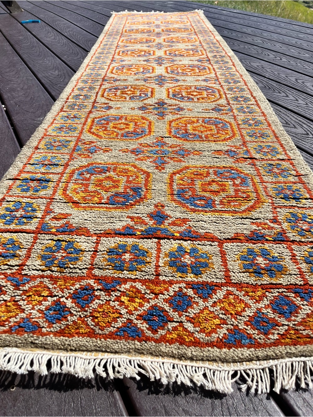 NWOT Turkish Oushak Rug Runner - 2’ x 8’